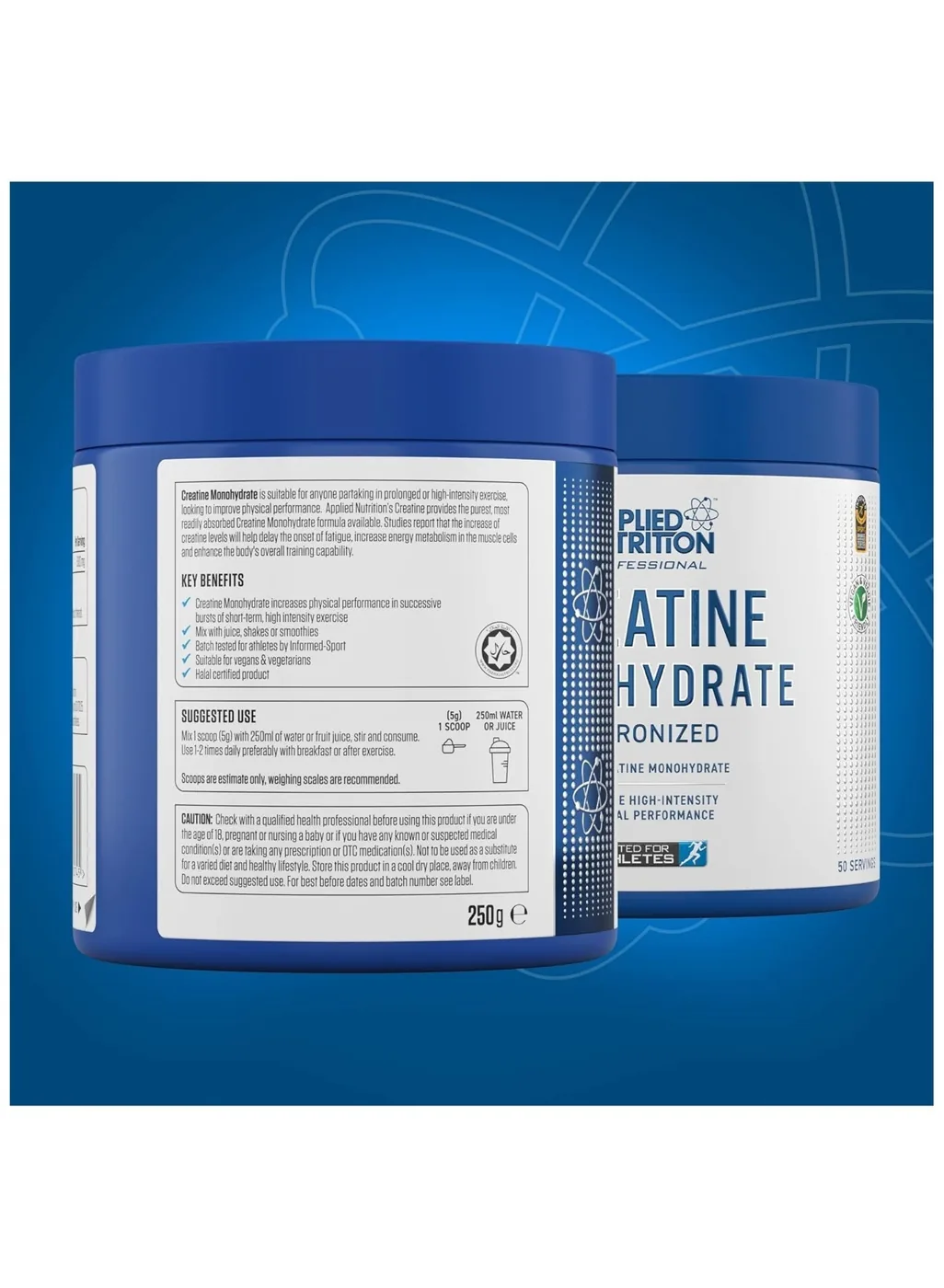 Applied Nutrition Creatine Monohydrate Micronized Unflavoured, photo 3